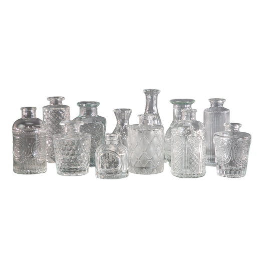 Vintage Style Bud Vase Set