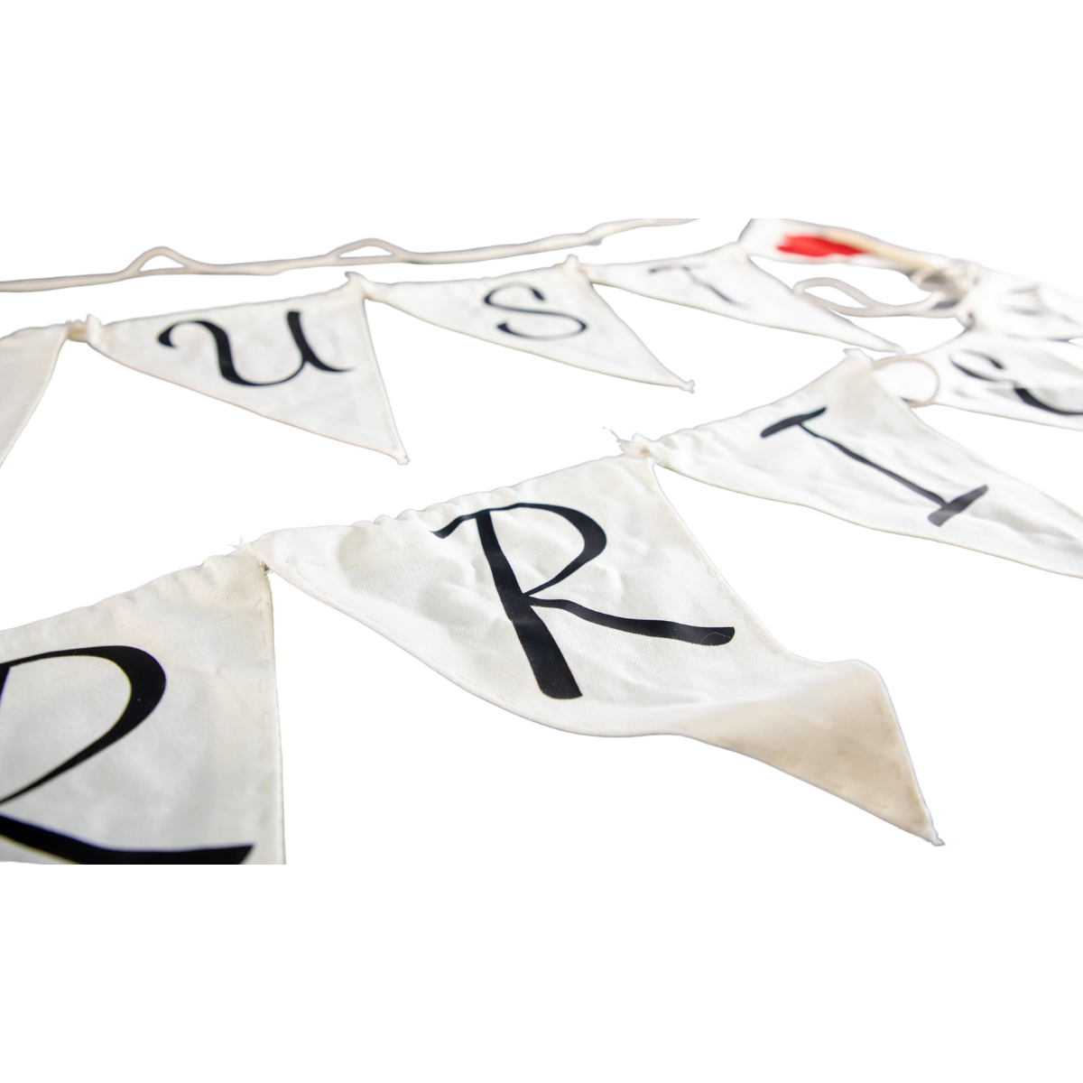 Just Married Cloth Banner