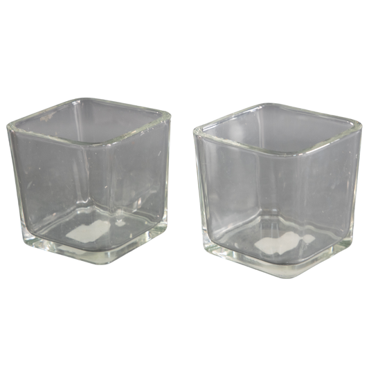 Square Glass Vases