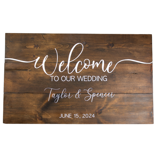 Wooden Customizable Sign