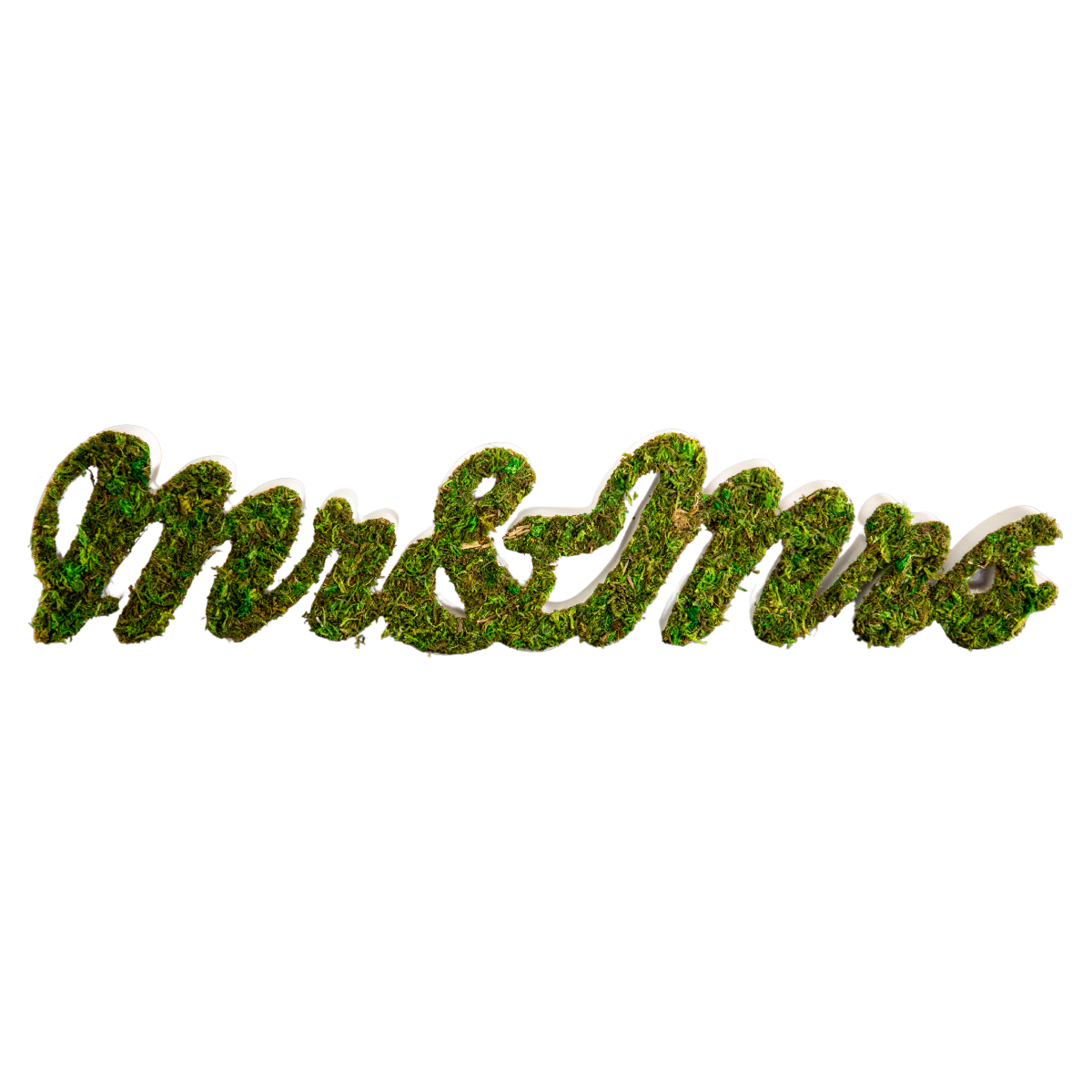 Mr & Mrs Faux Grass Table Décor