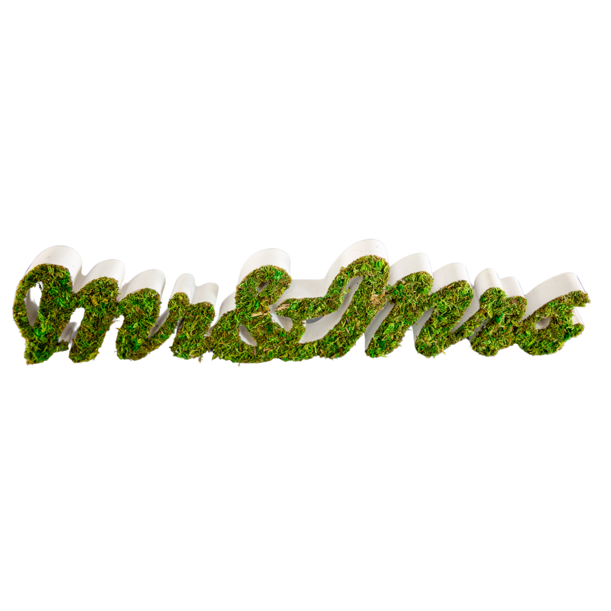 Mr & Mrs Faux Grass Table Décor