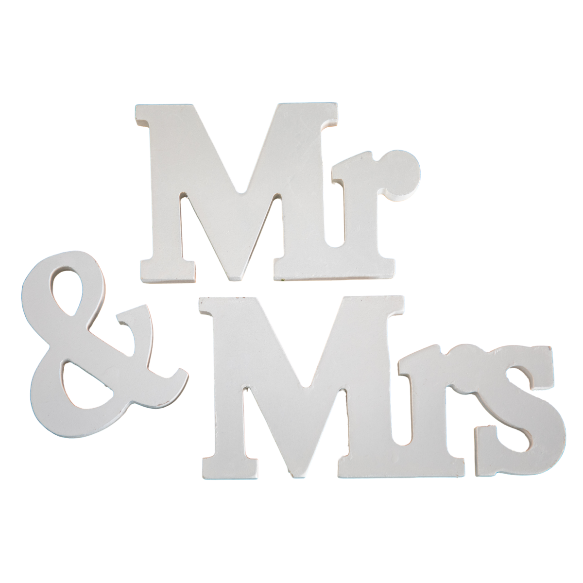 Mr & Mrs Wooden Décor