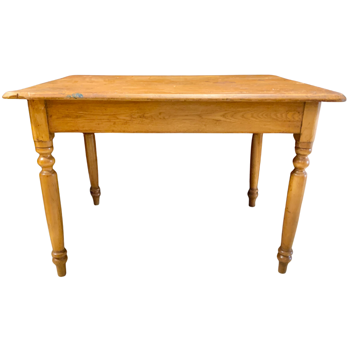 Antique Pine-Topped Table