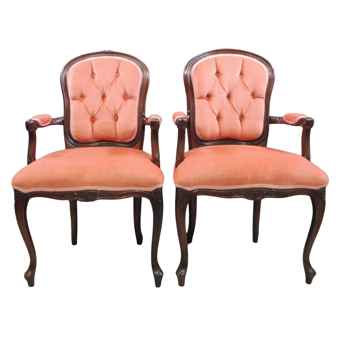 French Provincial Armchairs - Pair